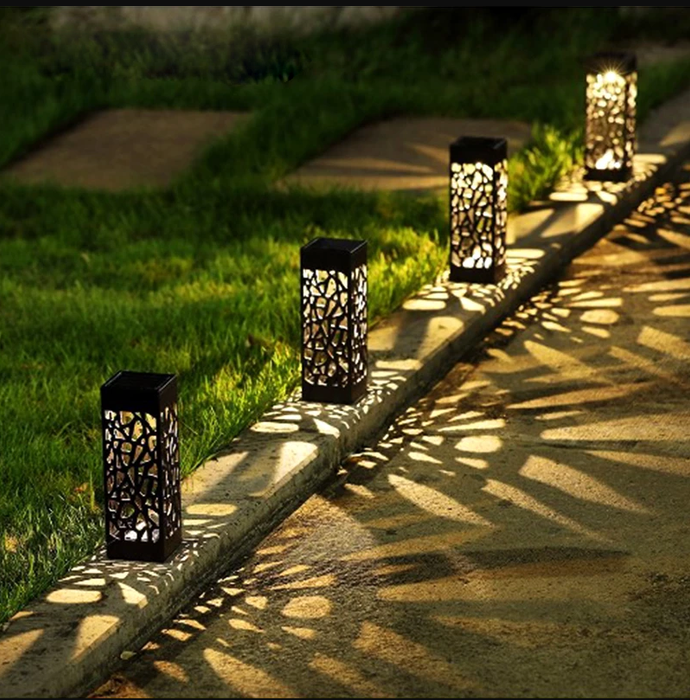 Solar Garden Pathway Lights Lawn Lamp