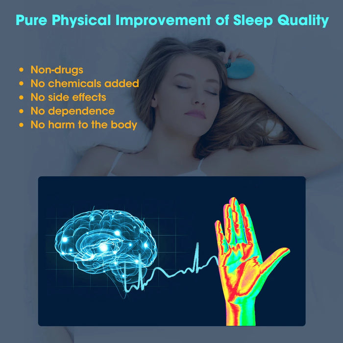 Microcurrent Sleep Aids Digital Handheld Hypnosis Instrument Night Anxiety Pressure Relief Nerves Soothe Help Sleeping Device
